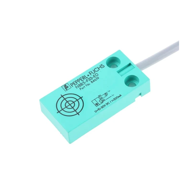 Pepperl + Fuchs Block Inductive Proximity Sensor NPN, 3V to 30V DC, 5mm Detection, IP67, 200mA, Rectangular NBB5-F33-E0