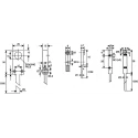 Pepperl + Fuchs Block Inductive Proximity Sensor NPN, 3V to 30V DC, 5mm Detection, IP67, 200mA, Rectangular NBB5-F33-E0
