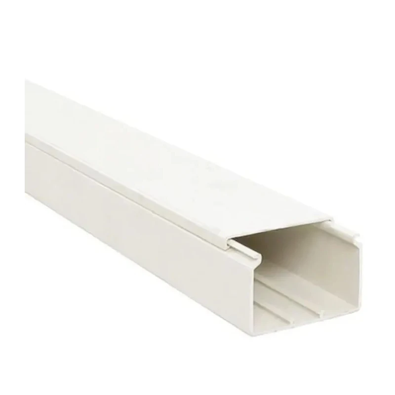 Planet-Wattohm Viadis Distribution Cable Trunking, 90mm Width x 40mm Depth x 2m Length, Polyvinyl Chloride, White W90mm