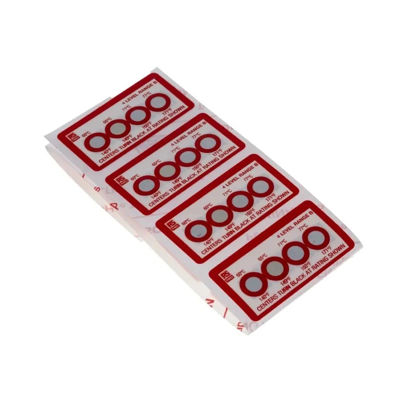 RS PRO Temperature Sensitive Label 60°C to 77°C, 4 Level, Circular, Non-Reversible 286-030