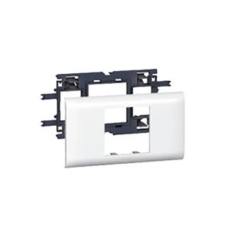 Legrand Polyvinyl Chloride Cable Trunking Accessory Mosaic Assembly, 45mm, White, Series MOSAIC 0 109 52