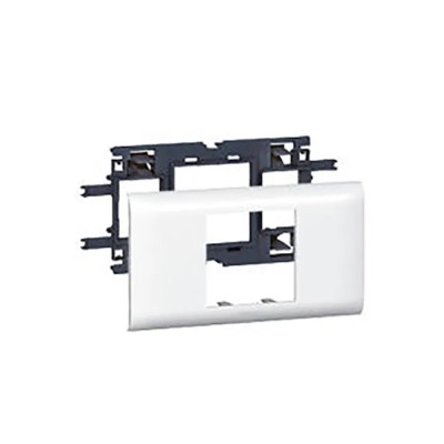Legrand Polyvinyl Chloride Cable Trunking Accessory Mosaic Assembly, 45mm, White, Series MOSAIC 0 109 52