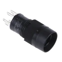 Omron Illuminated Push Button Switch, Latching, Panel Mount, SPST, 12 mm Cutout, Round, Green/Red/White/Yellow A3CT-7021