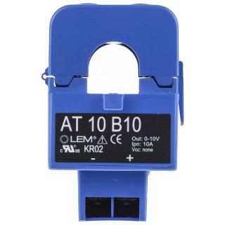 LEM Current Transformer AT 10 B10 Series 10A, 16mm Cable Bore, M3 Connector, -20°C to 60°C, IEC 61010-1, 51x40.5x78mm