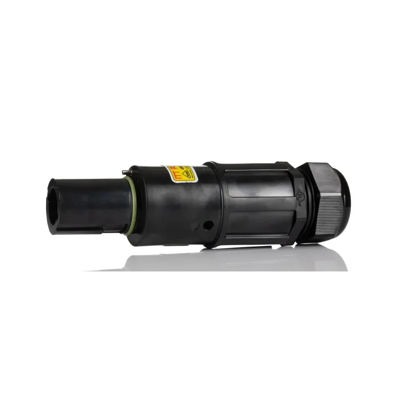ITT Cannon Industrial Power Connector Cable Mount 400A 1kV IP65/IP67 Polybutylene Terephthalate Black NLDFT-2-BK-L-S120-M40A