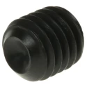 RS PRO Steel Grub Screw M10 x 10 mm, Plain Cup Point, DIN 916, Black, 281-681