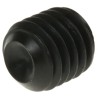 RS PRO Steel Grub Screw M10 x 10 mm, Plain Cup Point, DIN 916, Black, 281-681