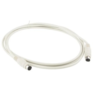 Roline PS/2 Extension Cable 1.8 m Grey Polyvinyl Chloride, 6-Pin Mini-DIN, Model 11.01.5818-50