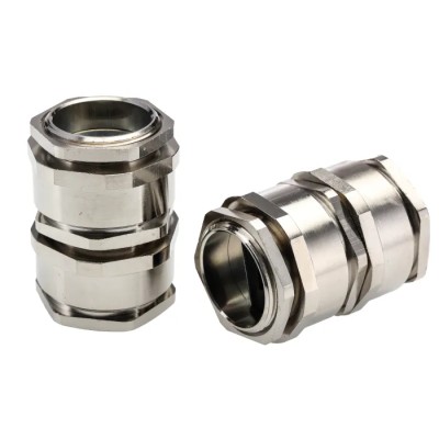 Lapp SKINDICHT Series 10 Cable Gland Kit, M32 Thread, Nickel-Plated Brass, 4–11.5 mm Cable Diameter, 10 52107350 & 52103040