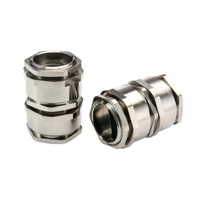 Lapp SKINDICHT Series 10 Cable Gland Kit, M32 Thread, Nickel-Plated Brass, 4–11.5 mm Cable Diameter, 10 52107350 & 52103040