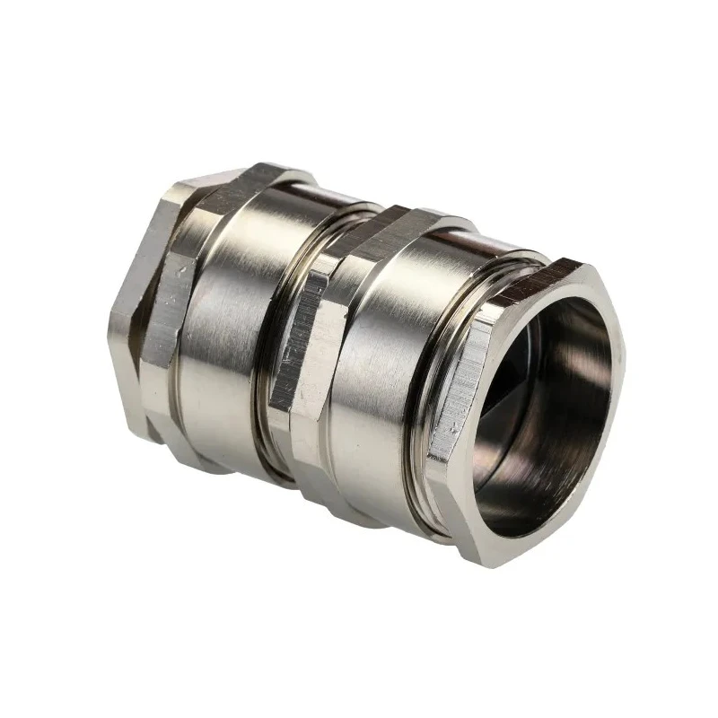 Lapp SKINDICHT Series 10 Cable Gland Kit, M32 Thread, Nickel-Plated Brass, 4–11.5 mm Cable Diameter, 10 52107350 & 52103040