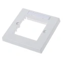 Molex CES White 1 Gang Light Switch Cover 17-0111-02, Euromod Series, 55mm Height, 50mm Width
