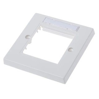 Molex CES White 1 Gang Light Switch Cover 17-0111-02, Euromod Series, 55mm Height, 50mm Width