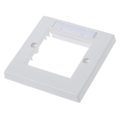 Molex CES White 1 Gang Light Switch Cover 17-0111-02, Euromod Series, 55mm Height, 50mm Width