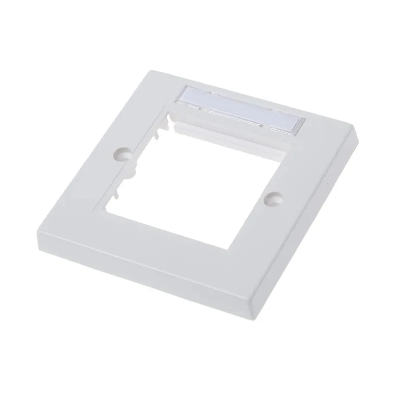 Molex CES White 1 Gang Light Switch Cover 17-0111-02, Euromod Series, 55mm Height, 50mm Width