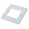 Molex CES White 1 Gang Light Switch Cover 17-0111-02, Euromod Series, 55mm Height, 50mm Width