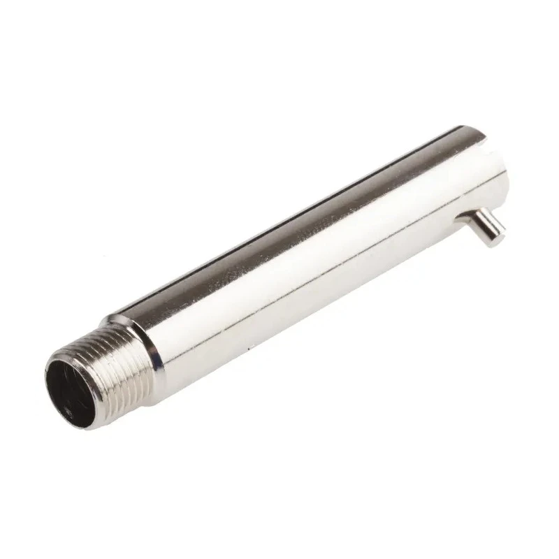 RS PRO Thermocouple Bayonet Adapter, Nickel Plated Brass, Single Pin Bayonet Fitting, 11 mm Body, 7.8 mm Bore 286-894