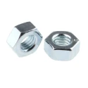RS PRO Bright Zinc Plated Steel Hex Nut M6 DIN 934 5mm Height 198-352