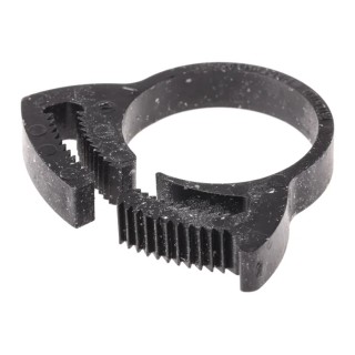RS PRO Nylon Snap Hose Clip, Snap Type, 6.4mm Width, 20.3–23.7mm ID, Corrosion Resistant, 291-688