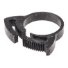 RS PRO Nylon Snap Hose Clip, Snap Type, 6.4mm Width, 20.3 - 23.7mm ID, Corrosion Resistant, 291-688