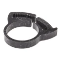 RS PRO Nylon Snap Hose Clip, Snap Type, 6.4mm Width, 20.3–23.7mm ID, Corrosion Resistant, 291-688