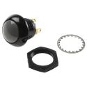 Otto P9 Series Momentary Push Button Switch, Grey LED, Panel Mount, SPST, Dome Actuator, 28 V DC 115 V AC, IP68 P9-113128