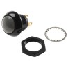 Otto P9 Series Momentary Push Button Switch, Grey LED, Panel Mount, SPST, Dome Actuator, 28 V DC 115 V AC, IP68 P9-113128