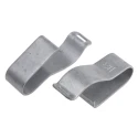 RS PRO Silver Galvanised Steel Cable Clamp, Clip-On, 20 mm Max Bundle, 46 mm Length 288-294