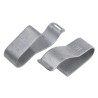 RS PRO Silver Galvanised Steel Cable Clamp, Clip-On, 20 mm Max Bundle, 46 mm Length 288-294