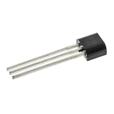 DiodesZetex PNP Bipolar Transistor E-Line 2A 60V Through Hole ZTX751
