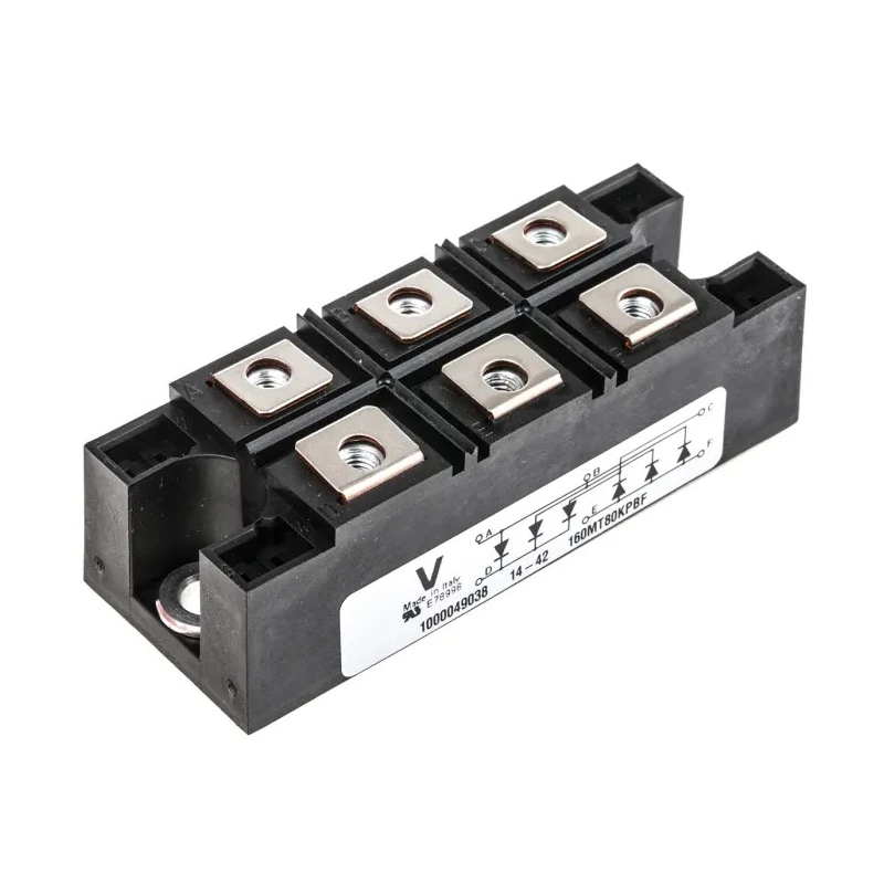 Vishay Bridge Rectifier Module 800 V, 1.5 kA, 6-Pin, INT-A-PAK, Panel Mount, Three Phase VS-160MT80KPBF