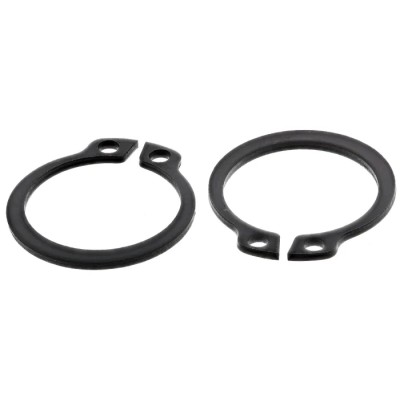 RS PRO Steel External Circlip for 19 mm Shaft, Phosphated & Oiled, 1.2 mm Thick 289-281