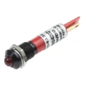 RS PRO Red Panel Mount LED Indicator 24V DC, Solder Tab, Prominent Bezel 204-120