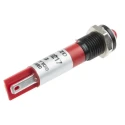 RS PRO Red Panel Mount LED Indicator 24V DC, Solder Tab, Prominent Bezel 204-120