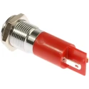 RS PRO Red Panel Mount Indicator 240V AC Solder Tab IP40 Prominent Bezel 38.5mm 204-372