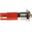 RS PRO Red Panel Mount Indicator 240V AC Solder Tab IP40 Prominent Bezel 38.5mm 204-372