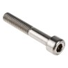 RS PRO Plain Stainless Steel Hex Socket Cap Screw, M8 x 50 mm, DIN 912, A2 Grade, 293-432