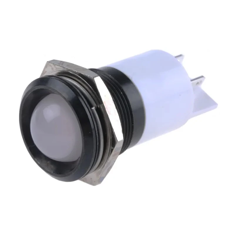 RS PRO Red, Yellow, Green Panel Mount Indicator 24V DC, Prominent Bezel, Solder Tab Termination 204-912