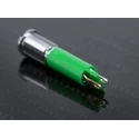 RS PRO Green Panel Mount LED Indicator 24V DC 20mA Solder Tab Prominent Bezel 6mm 205-167