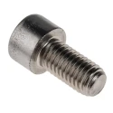 RS PRO Plain Stainless Steel Hex Socket Cap Screw, Hex Socket, M10 Thread, 20 mm Length, DIN 912, Grade A, 293-460