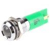RS PRO Green Panel Mount Indicator 24 V AC/DC IP67 Solder Tab Prominent Bezel 46mm 205-460