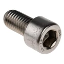 RS PRO Plain Stainless Steel Hex Socket Cap Screw, Hex Socket, M10 Thread, 20 mm Length, DIN 912, Grade A, 293-460