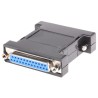 RS PRO D-Sub Adapter 25-Way Male to Female, Straight Orientation, 202-492