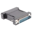 RS PRO D-Sub Adapter 25-Way Male to Female, Straight Orientation, 202-492