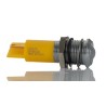 RS PRO Yellow Panel Mount Indicator 24 V AC/DC 20mA Solder Tab IP67 Prominent 205-476