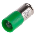 RS PRO Green Indicator Lamp Single Chip, 28 V AC/DC, Midget Groove Base, 6 mm Diameter 203-789