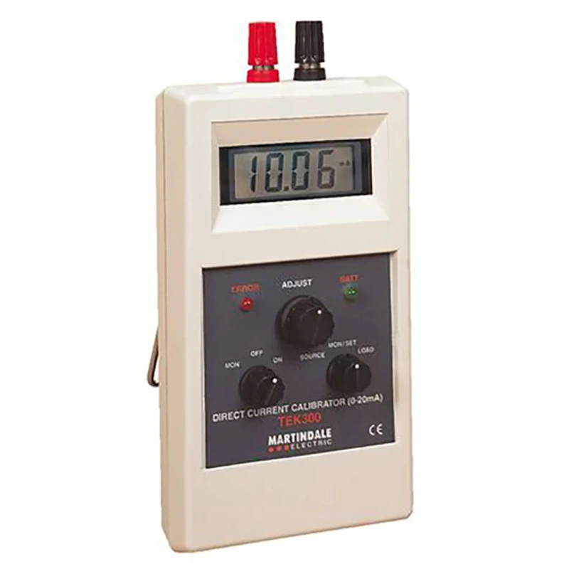 Martindale Loop Calibrator, Battery Operated, 0–20 mA, 28.5 V Output, 10 μA Resolution TEK300