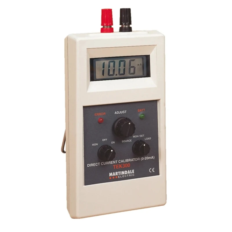 Martindale Loop Calibrator, Battery Operated, 0–20 mA, 28.5 V Output, 10 μA Resolution TEK300