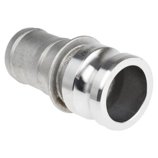 RS PRO Stainless Steel Hose Connector Adapter, 2 inch NPT, 17 bar, Cam & Groove Coupling 307-291