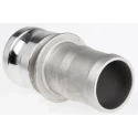 RS PRO Stainless Steel Hose Connector Adapter, 2 inch NPT, 17 bar, Cam & Groove Coupling 307-291